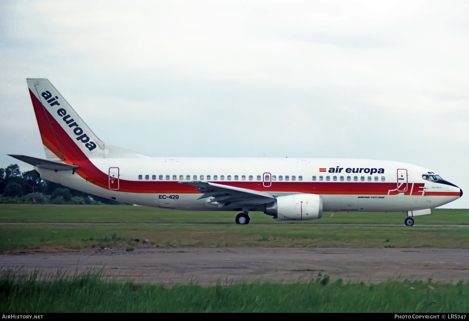 Aircraft Photo of EC-429 | Boeing 737-3S3 | Air Europa | AirHistory.net #351726