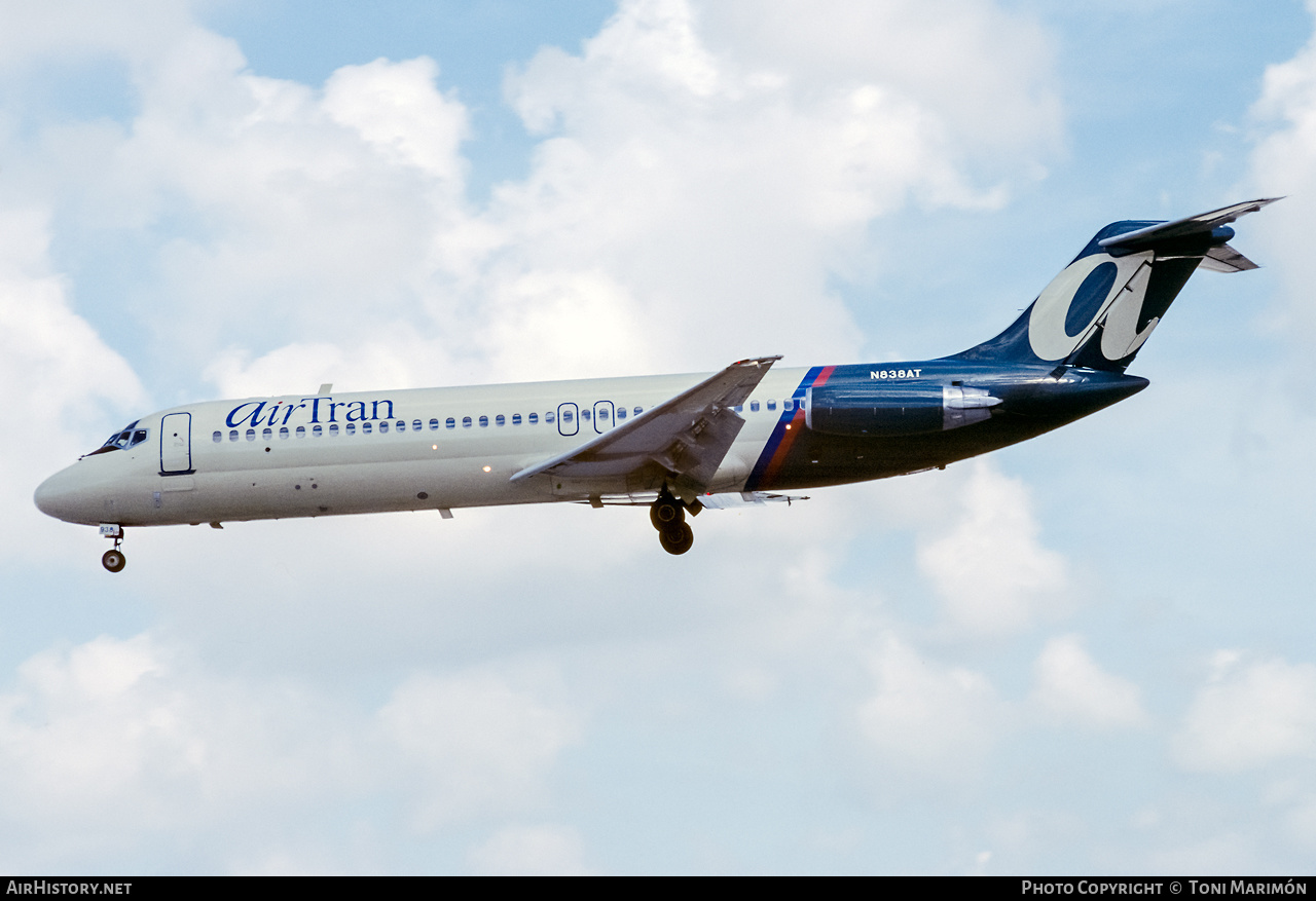 Aircraft Photo of N838AT | McDonnell Douglas DC-9-32 | AirTran | AirHistory.net #351747