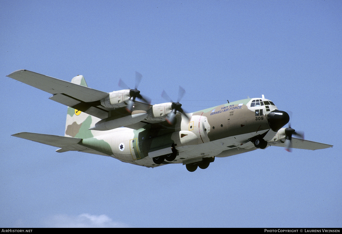 Aircraft Photo of 309 | Lockheed C-130E Hercules (L-382) (Karnaf) | Israel - Air Force | AirHistory.net #351793