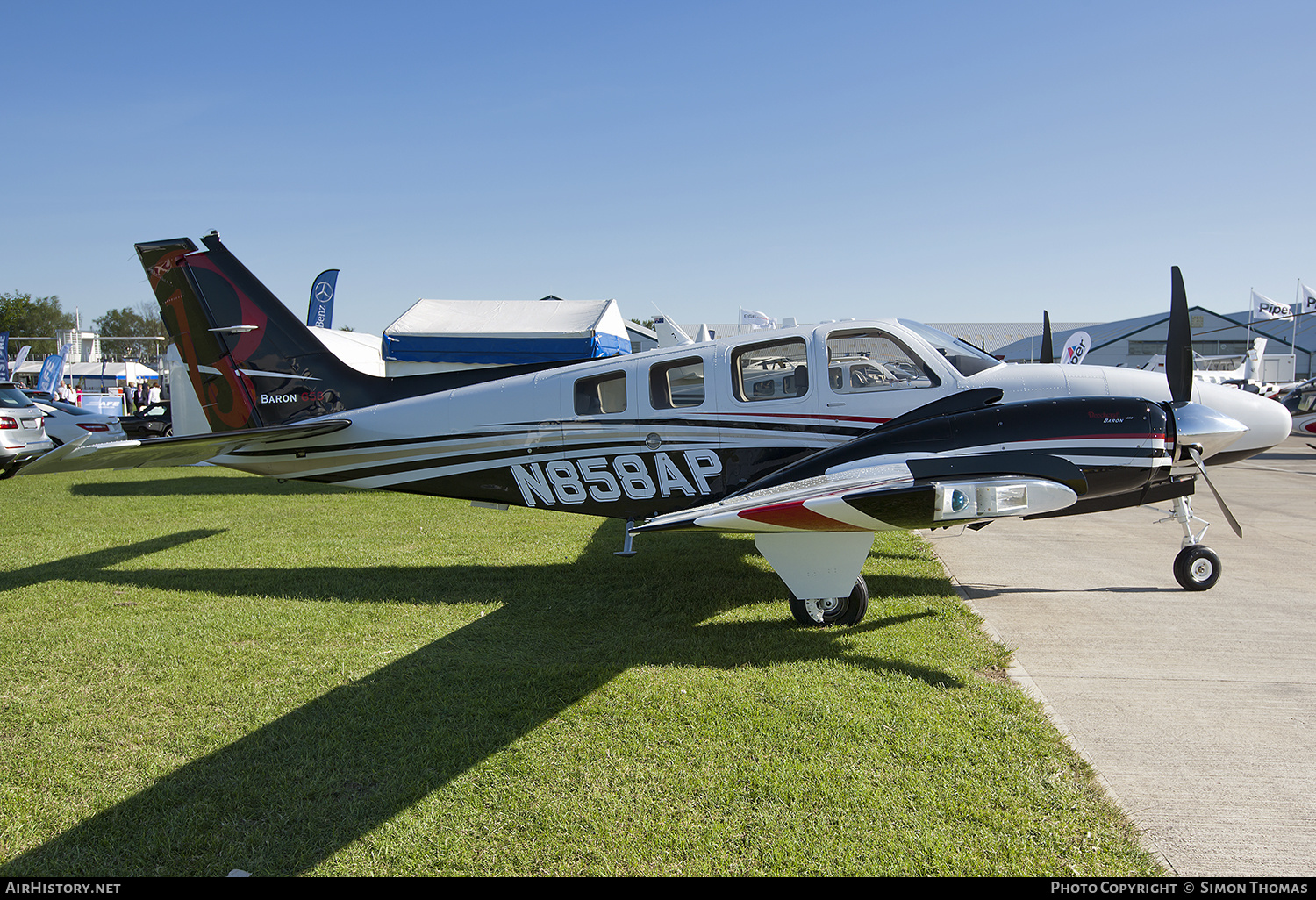 Aircraft Photo of N858AP | Hawker Beechcraft G58 Baron | AirHistory.net #351801