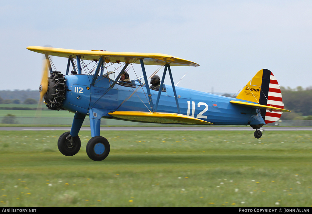 Aircraft Photo of G-BSWC | Boeing PT-13D Kaydet (E75) | USA - Army | AirHistory.net #351824