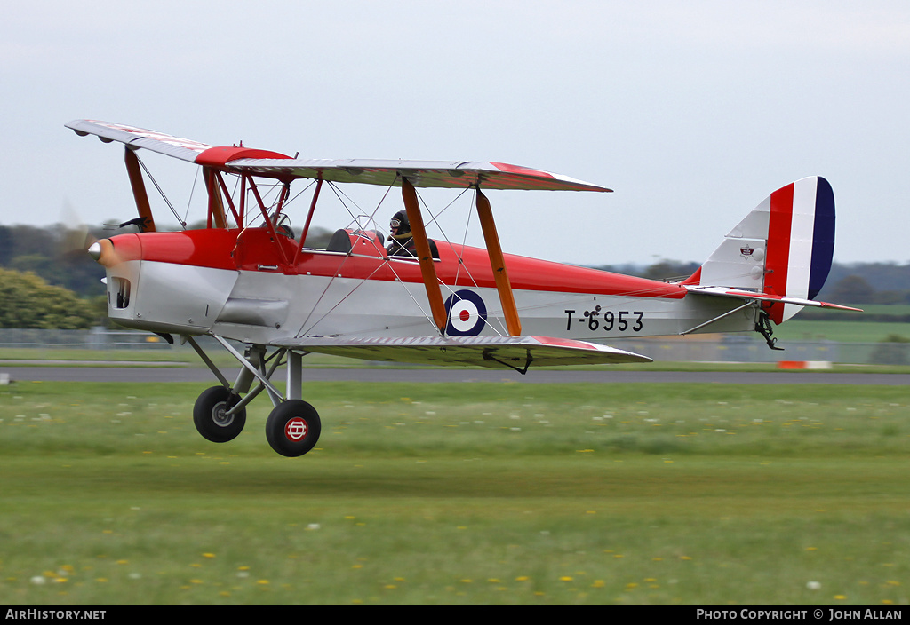 Aircraft Photo of G-ANNI / T6953 | De Havilland D.H. 82A Tiger Moth II | UK - Air Force | AirHistory.net #351825