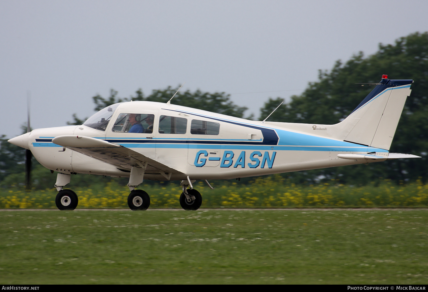 Aircraft Photo of G-BASN | Beech C23 Sundowner 180 | AirHistory.net #351842