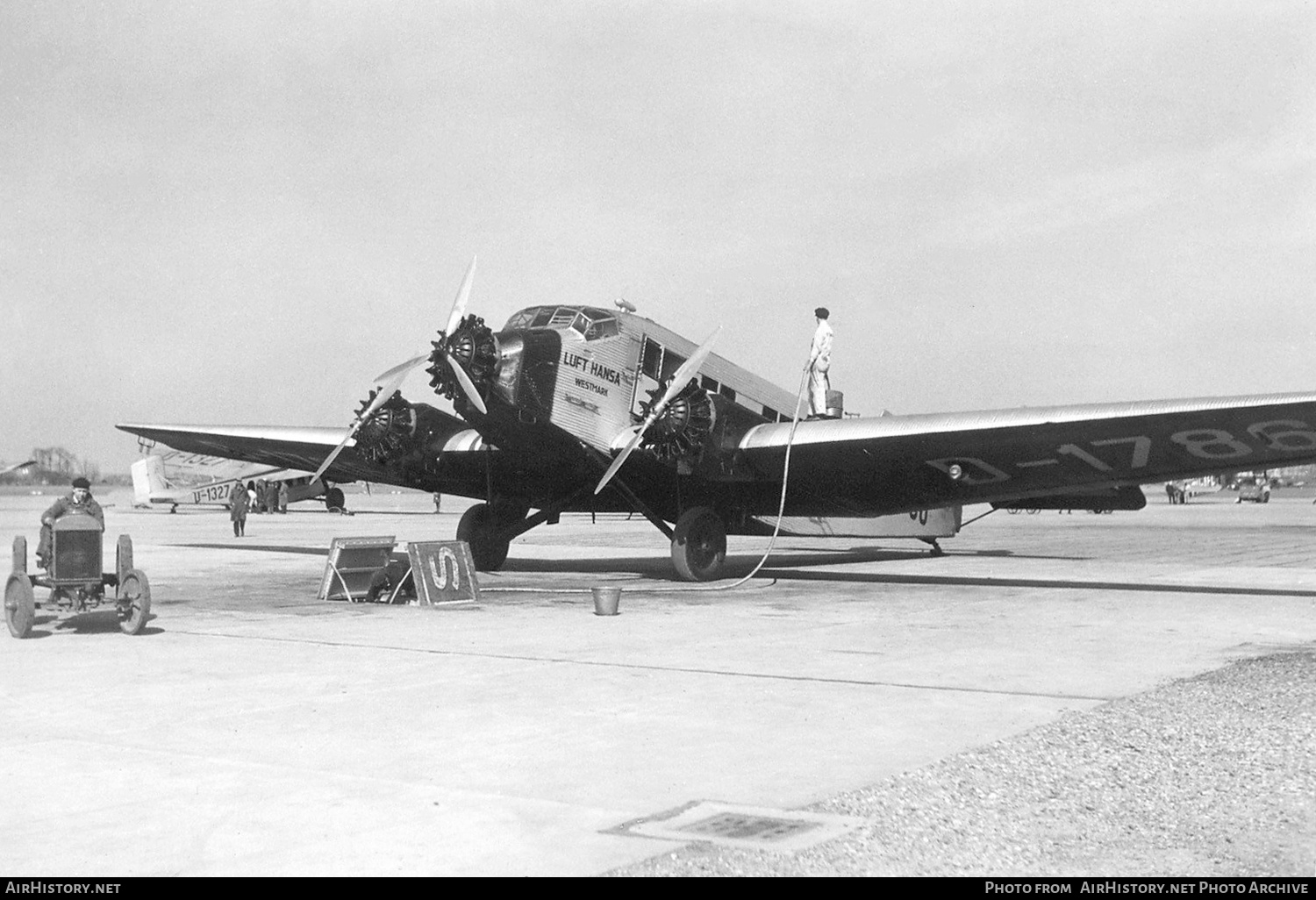 Aircraft Photo of D-1786 | Junkers G31fo | Deutsche Luft Hansa | AirHistory.net #351894