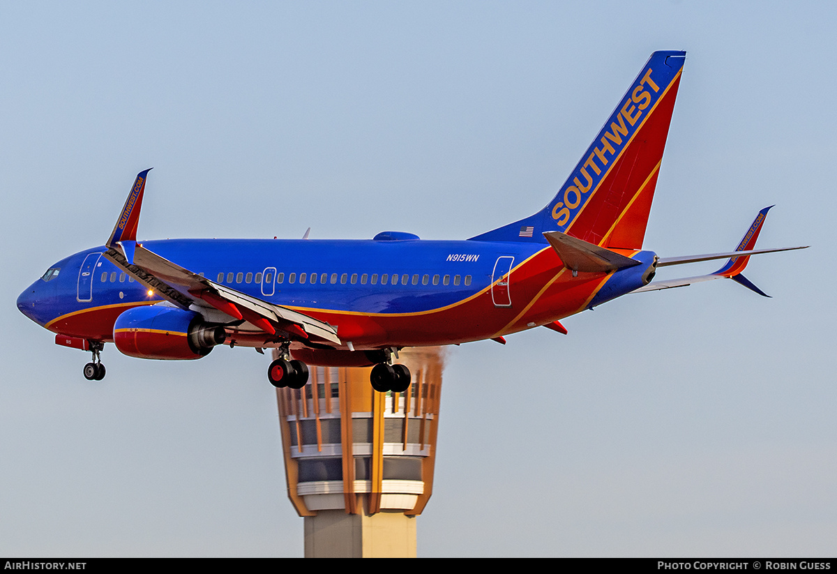 Aircraft Photo of N915WN | Boeing 737-7H4 | Southwest Airlines | AirHistory.net #351896