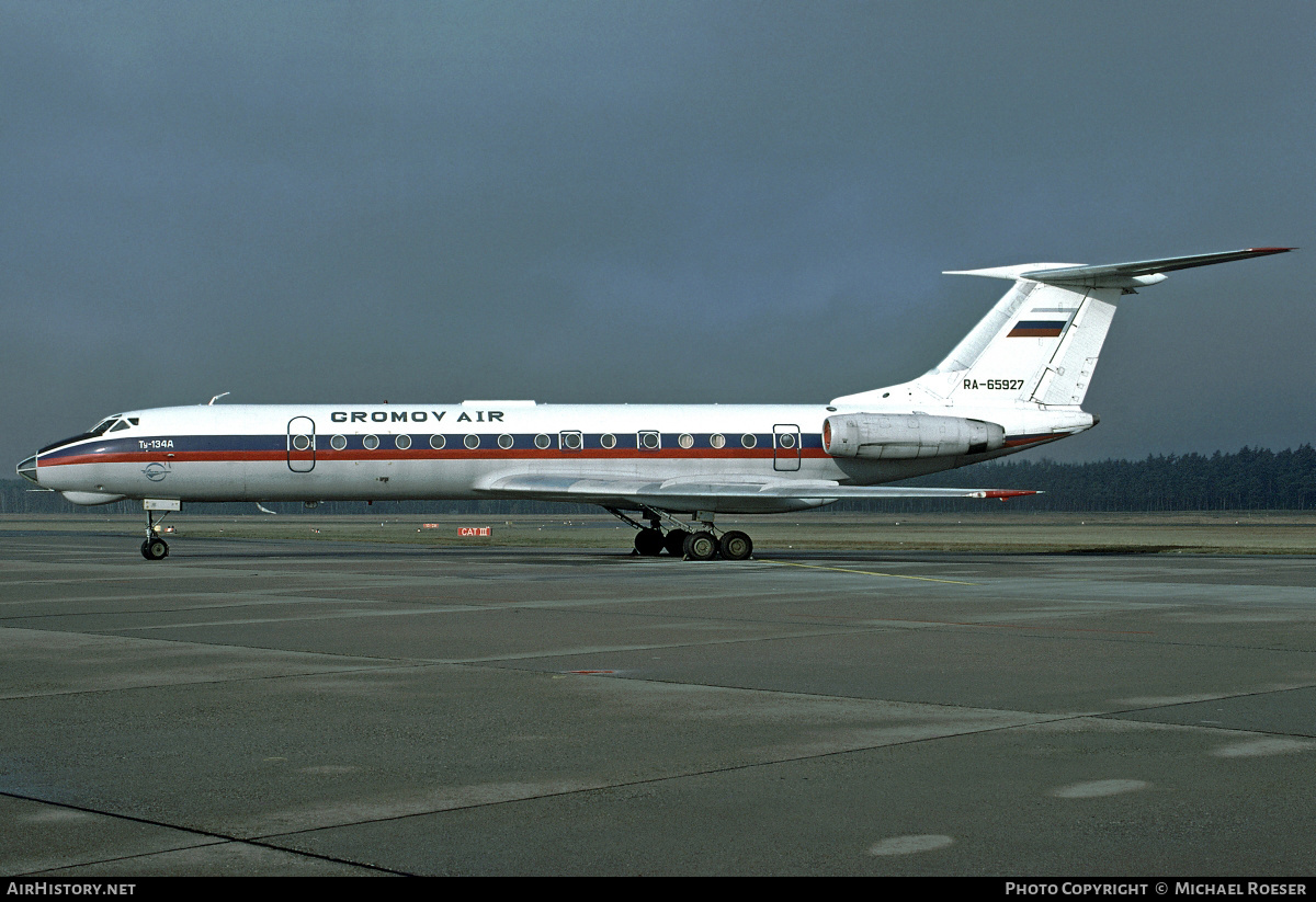 Aircraft Photo of RA-65927 | Tupolev Tu-134AK | Gromov Air | AirHistory.net #351926