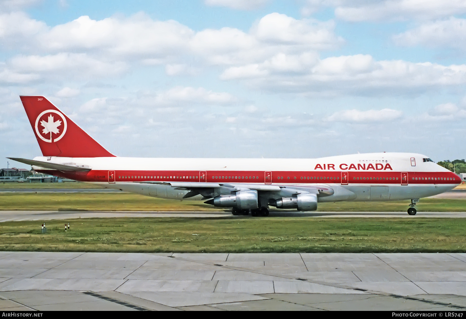 Aircraft Photo of C-GAGB | Boeing 747-233BM | Air Canada | AirHistory.net #351929
