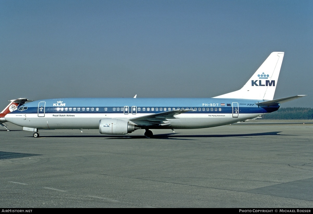 Aircraft Photo of PH-BDT | Boeing 737-406 | KLM - Royal Dutch Airlines | AirHistory.net #351942