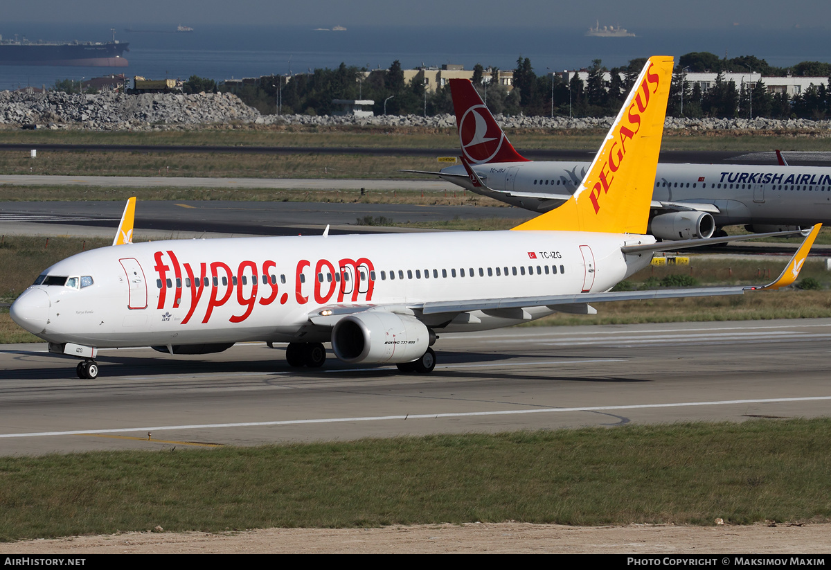 Aircraft Photo of TC-IZG | Boeing 737-8AS | Pegasus Airlines | AirHistory.net #351990