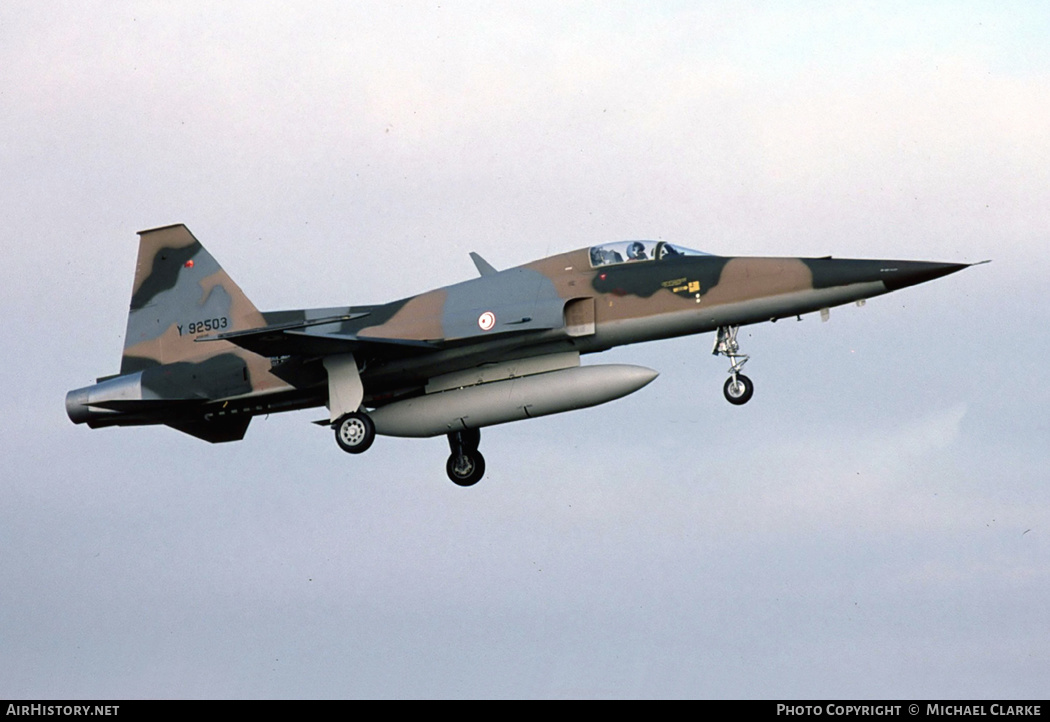 Aircraft Photo of Y92503 | Northrop F-5E Tiger II | Tunisia - Air Force | AirHistory.net #351995