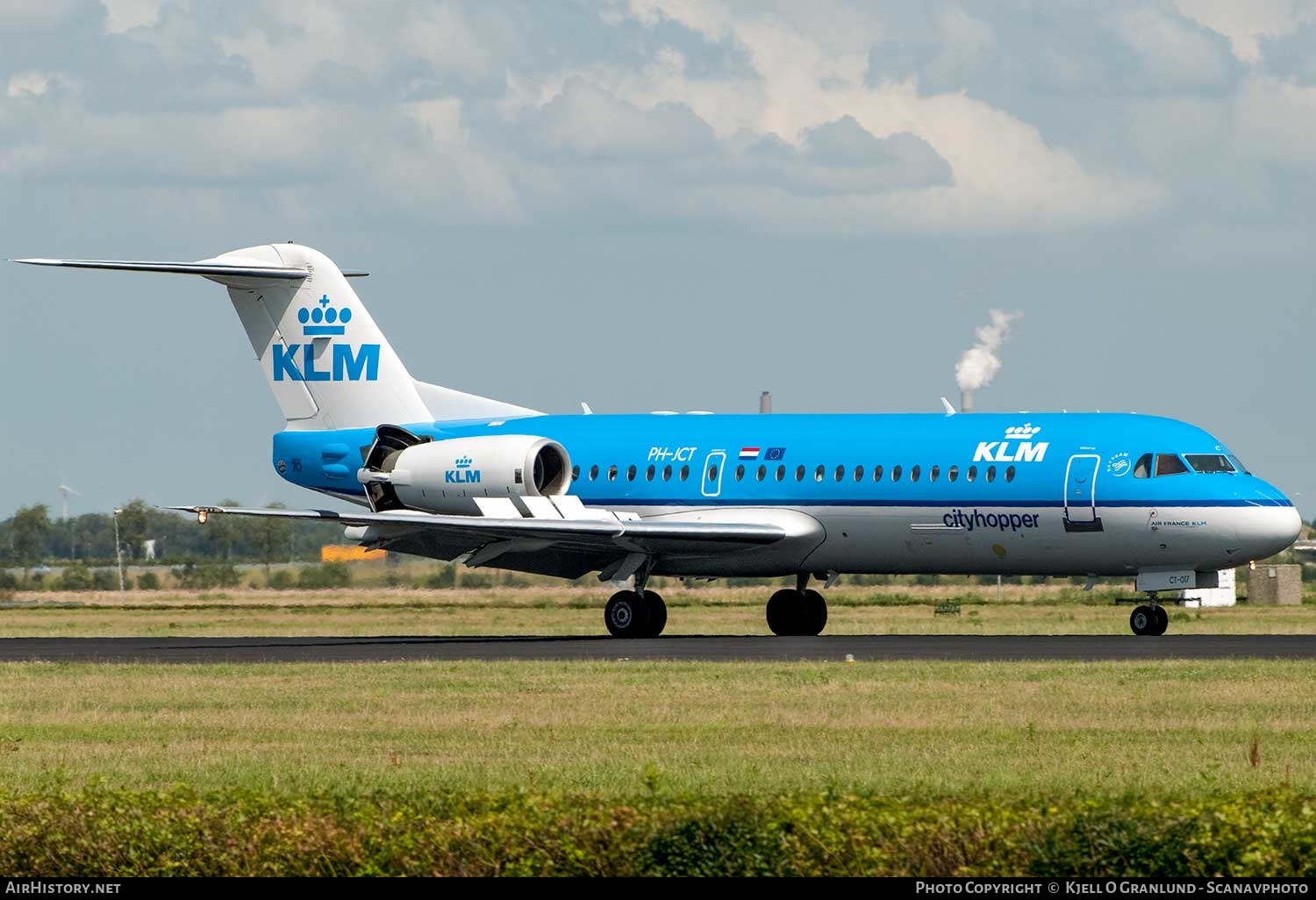 Aircraft Photo of PH-JCT | Fokker 70 (F28-0070) | KLM Cityhopper | AirHistory.net #352002