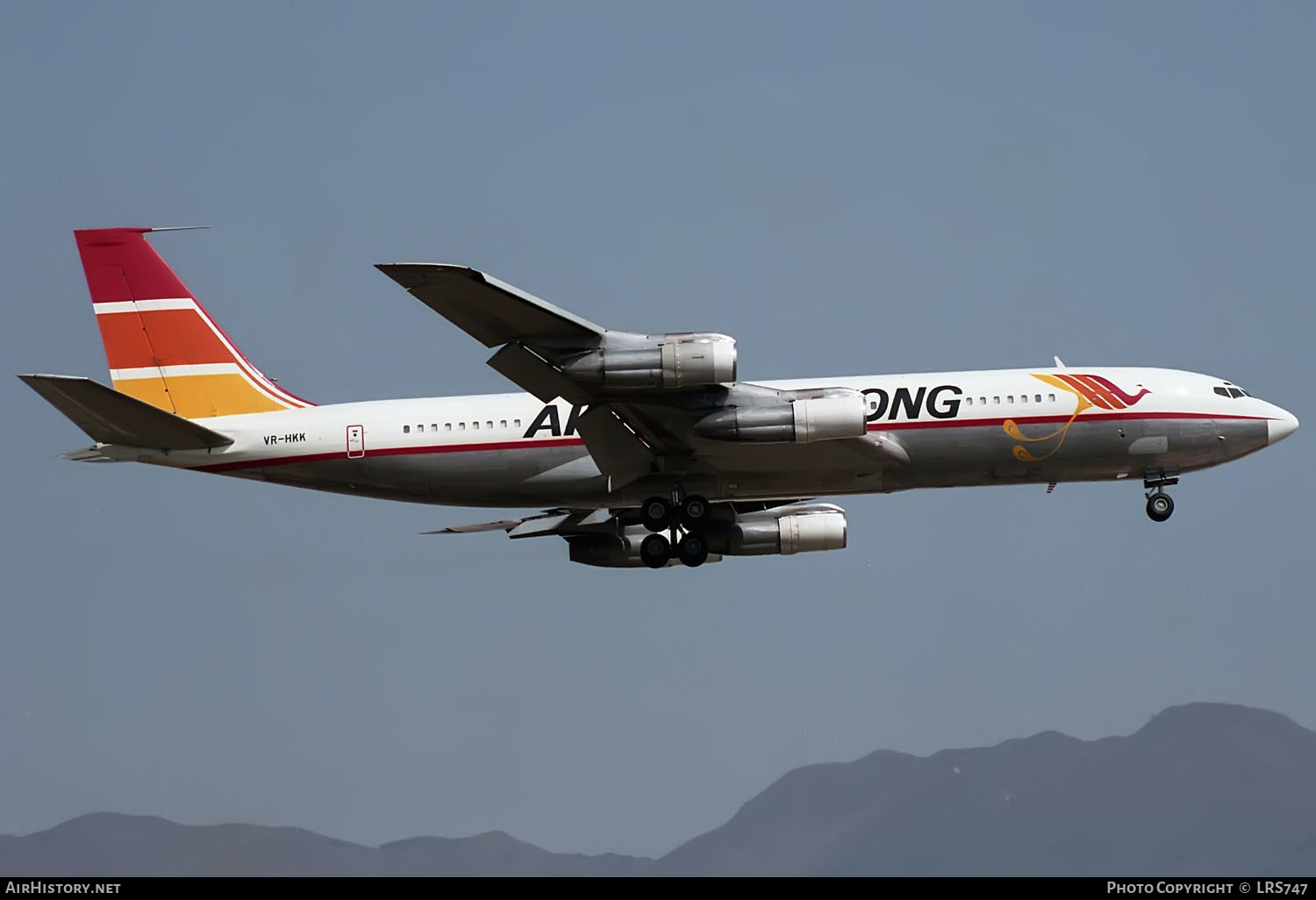 Aircraft Photo of VR-HKK | Boeing 707-336C | Air Hong Kong | AirHistory.net #352010