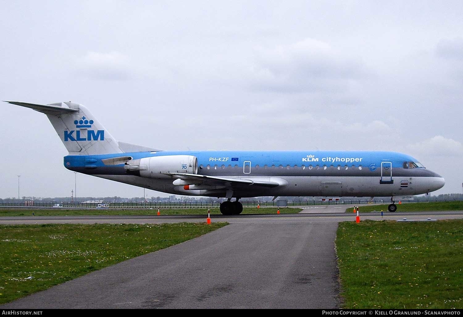 Aircraft Photo of PH-KZF | Fokker 70 (F28-0070) | KLM Cityhopper | AirHistory.net #352017