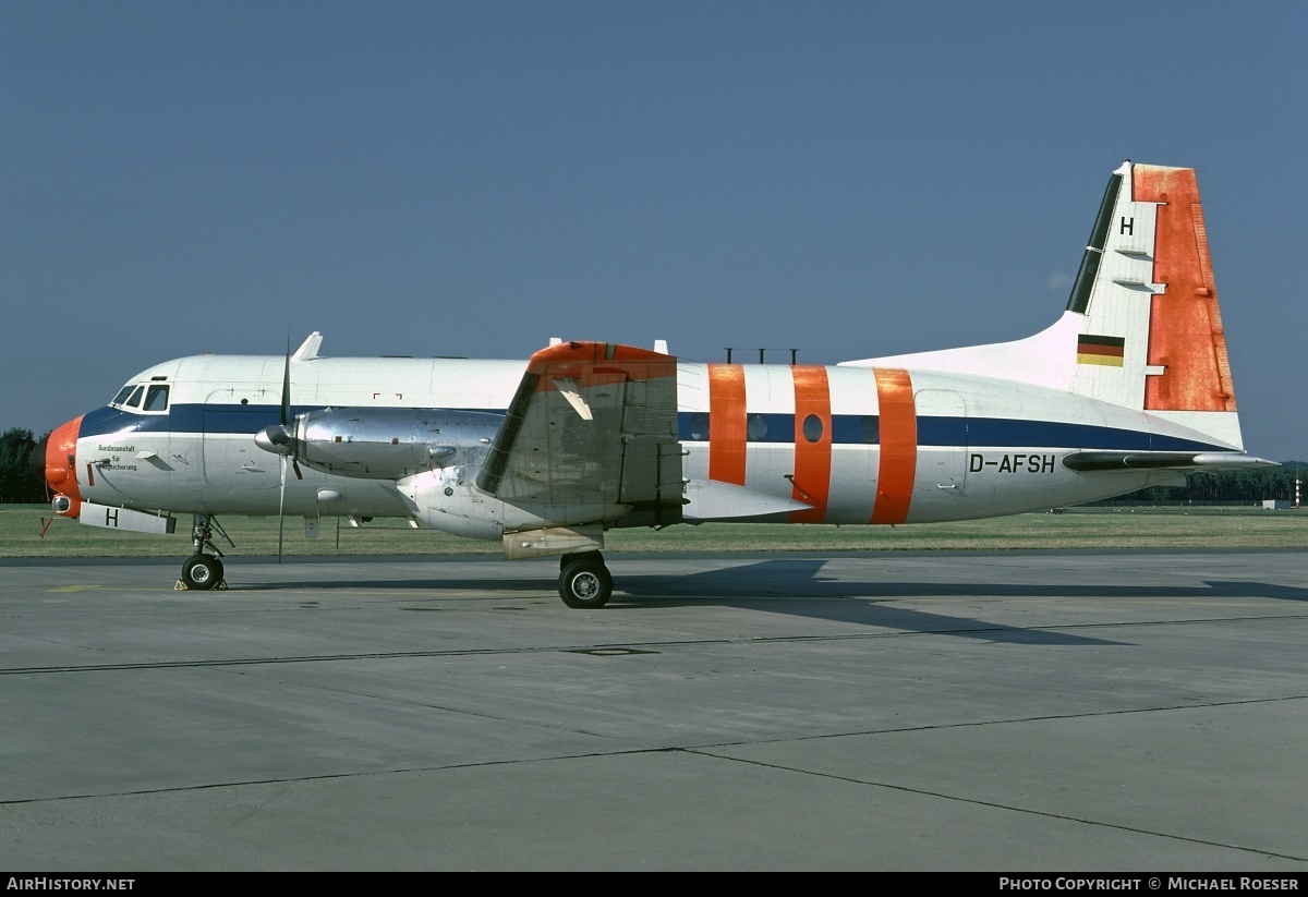 Aircraft Photo of D-AFSH | Hawker Siddeley HS-748 Srs2/244 | BFS - Bundesanstalt für Flugsicherung | AirHistory.net #352026