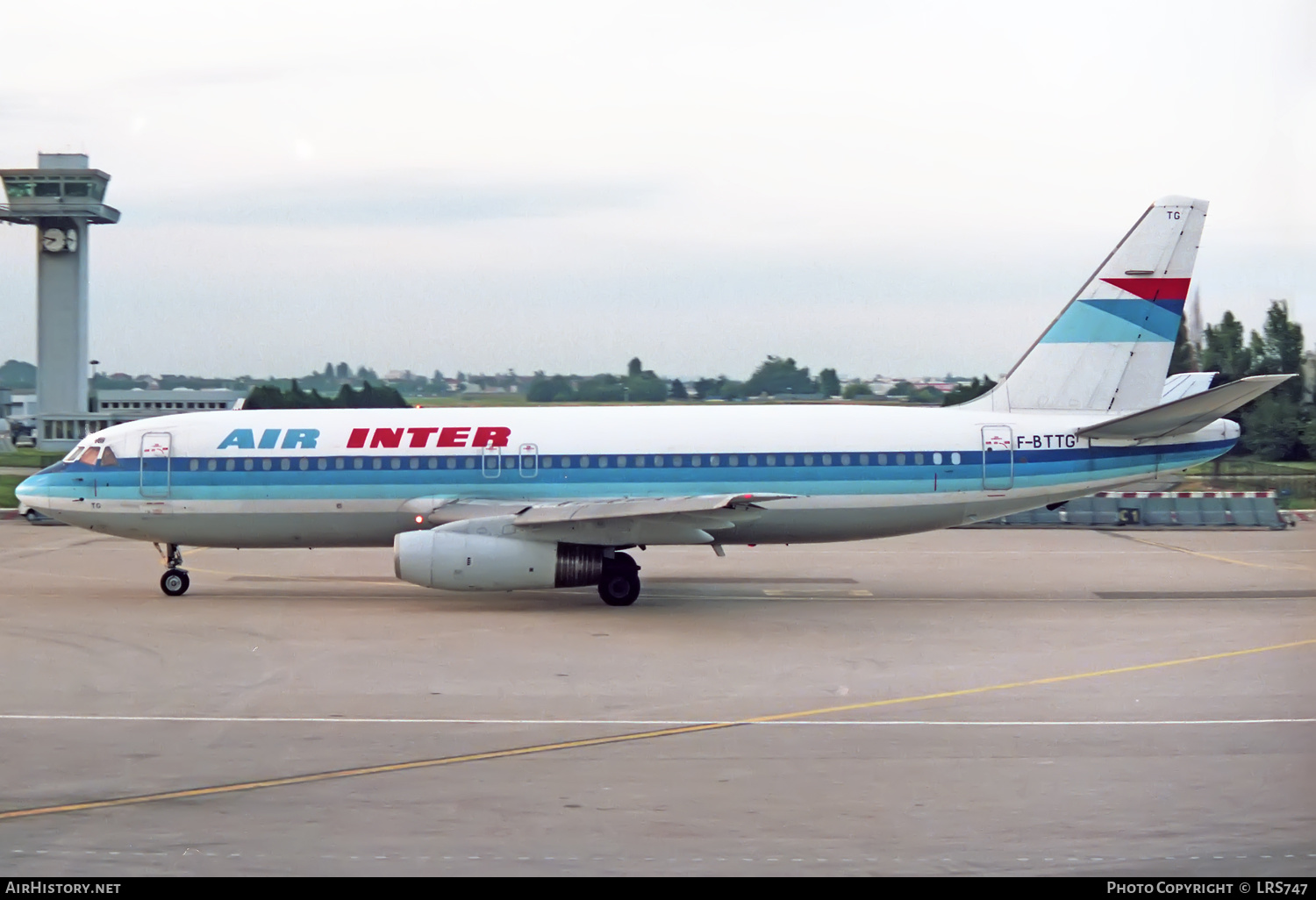 Aircraft Photo of F-BTTG | Dassault Mercure 100 | Air Inter | AirHistory.net #352029