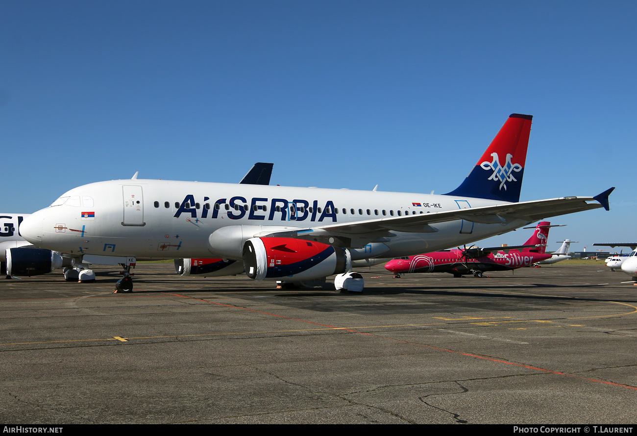Aircraft Photo of OE-IKE | Airbus A319-132 | Air Serbia | AirHistory.net #352032