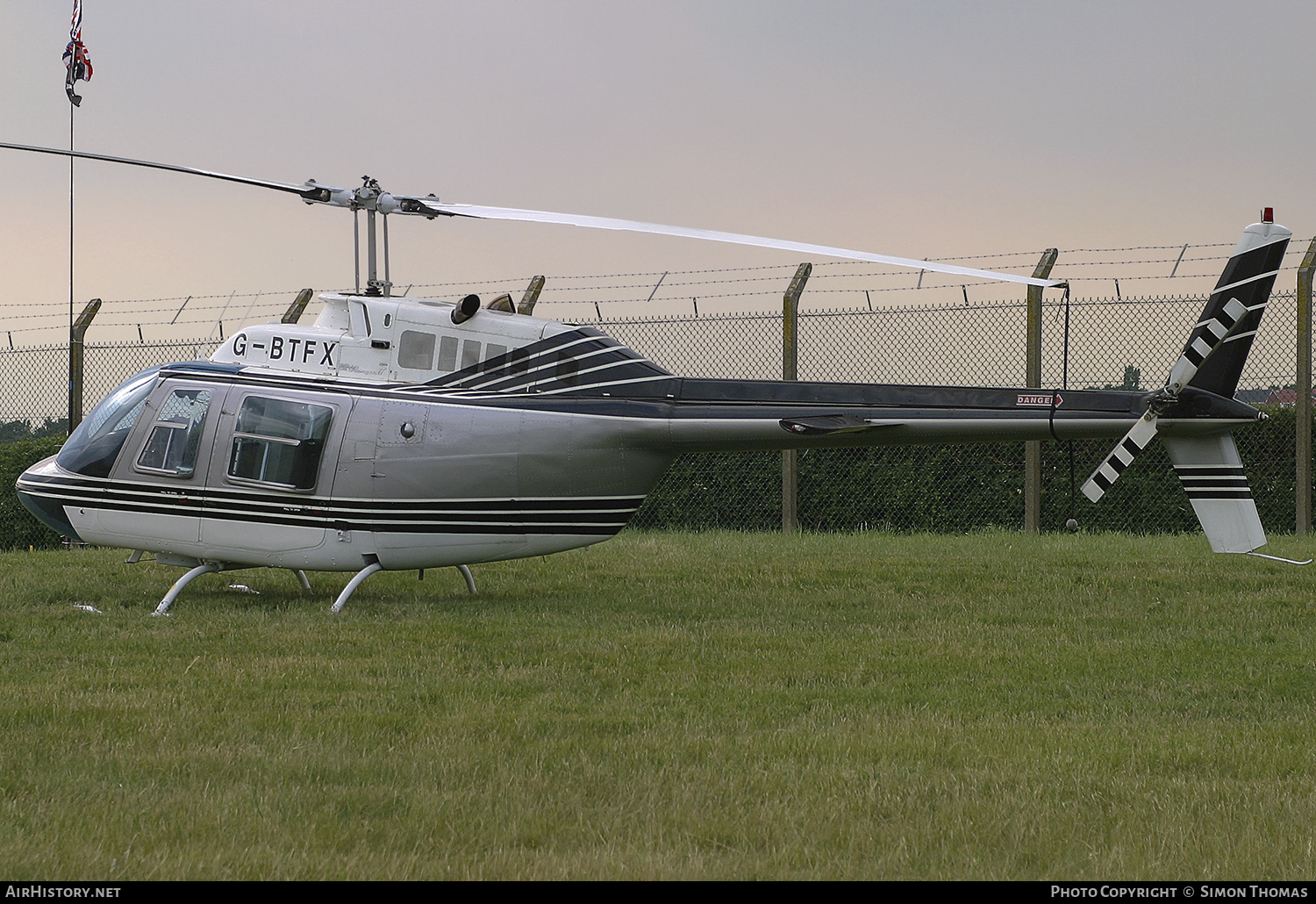 Aircraft Photo of G-BTFX | Bell 206B-2 JetRanger II | AirHistory.net #352118