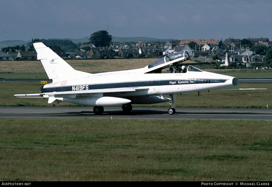 Aircraft Photo of N419FS | North American F-100F Super Sabre | Flight Systems Inc. | AirHistory.net #352128
