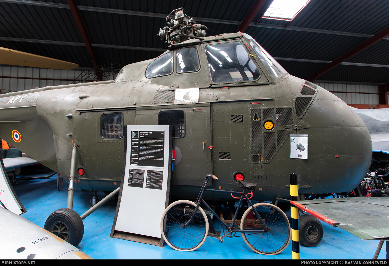 Aircraft Photo of 55-3181 | Sikorsky H-19D Chickasaw (S-55D) | France - Army | AirHistory.net #352173