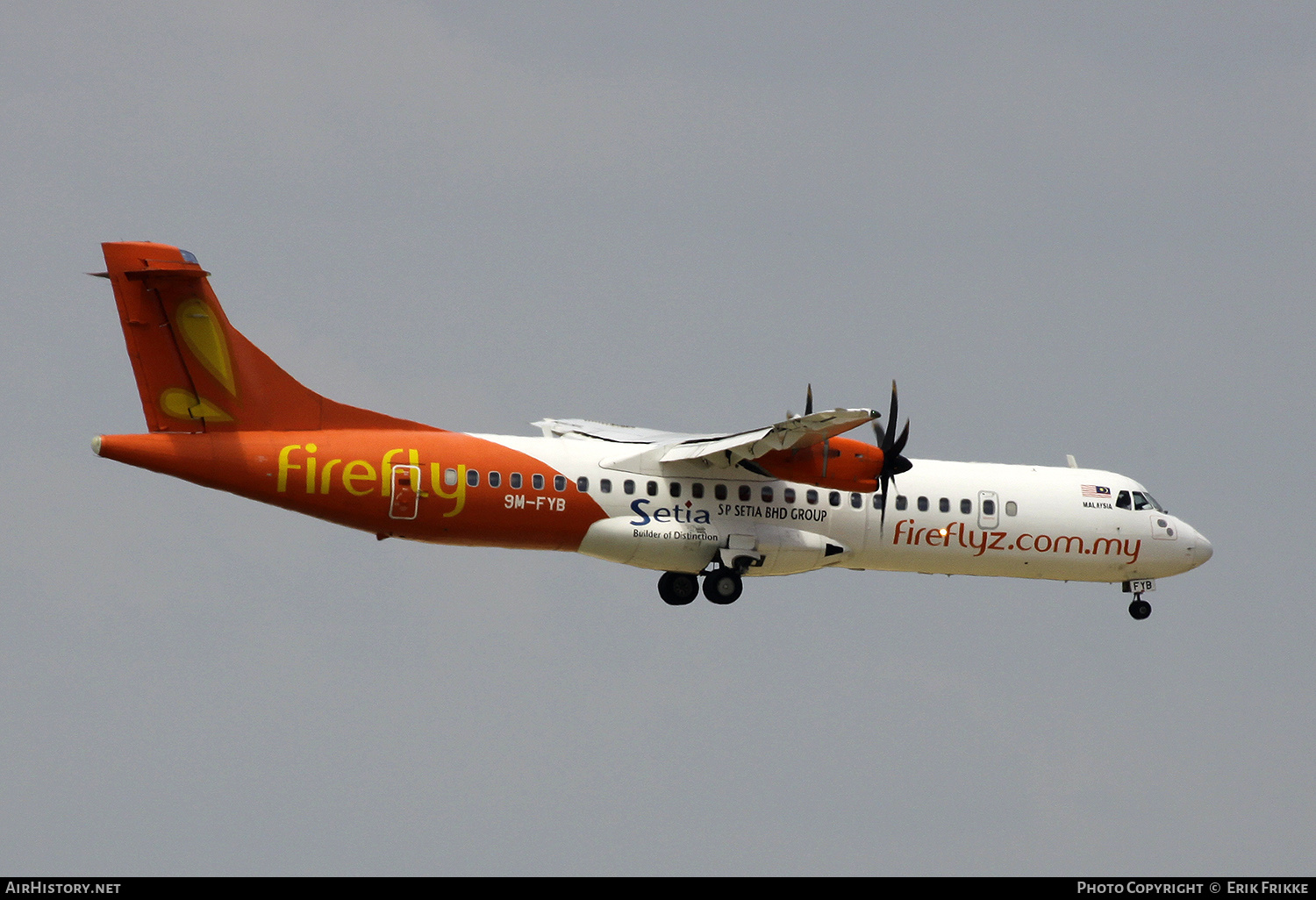 Aircraft Photo of 9M-FYB | ATR ATR-72-500 (ATR-72-212A) | Firefly | AirHistory.net #352175