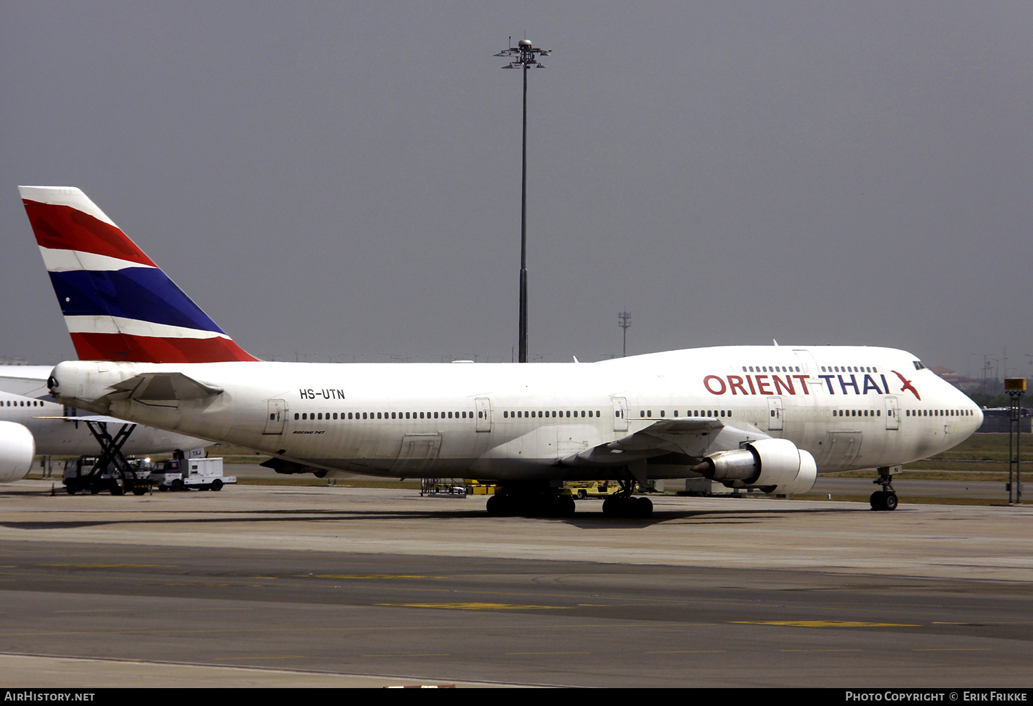 Aircraft Photo of HS-UTN | Boeing 747-346 | Orient Thai Airlines | AirHistory.net #352185
