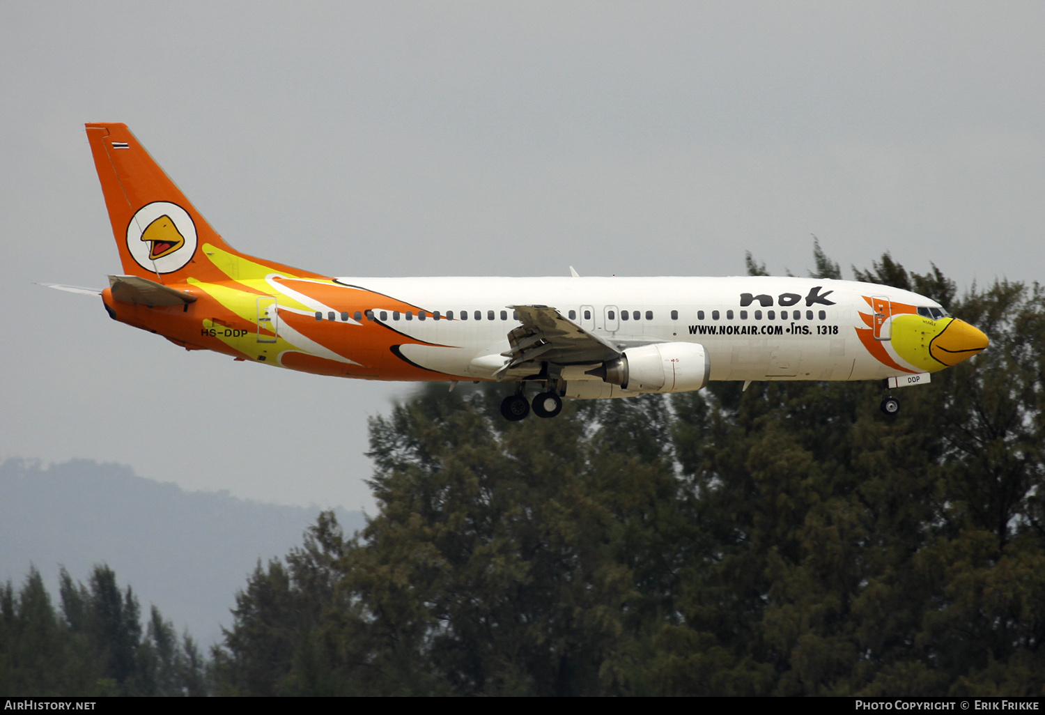 Aircraft Photo of HS-DDP | Boeing 737-406 | Nok Air | AirHistory.net #352200