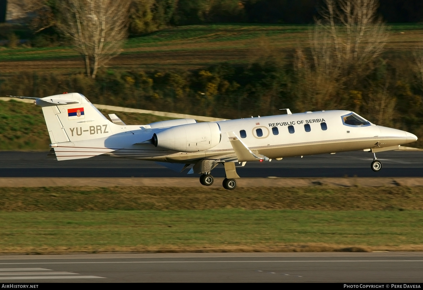 Aircraft Photo of YU-BRZ | Learjet 31A | Republic of Serbia | AirHistory.net #352202