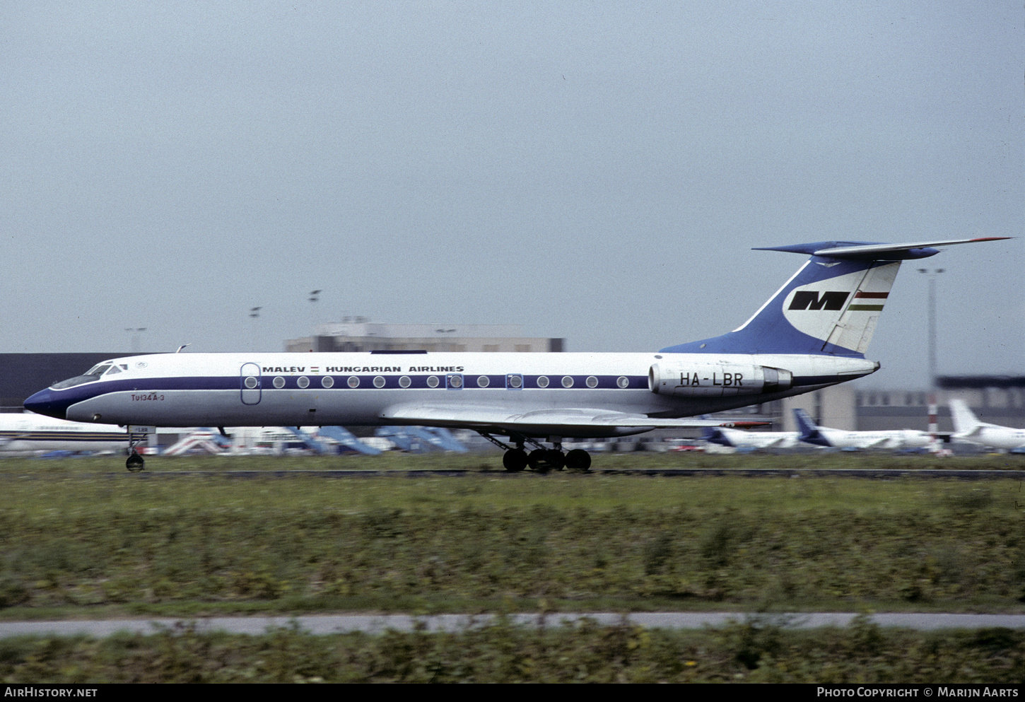 Aircraft Photo of HA-LBR | Tupolev Tu-134A-3 | Malév - Hungarian Airlines | AirHistory.net #352236