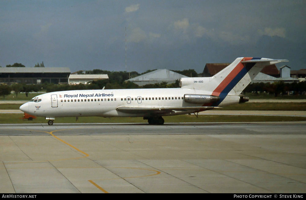 Aircraft Photo of 9N-ABD | Boeing 727-1F8 | Royal Nepal Airlines | AirHistory.net #352277