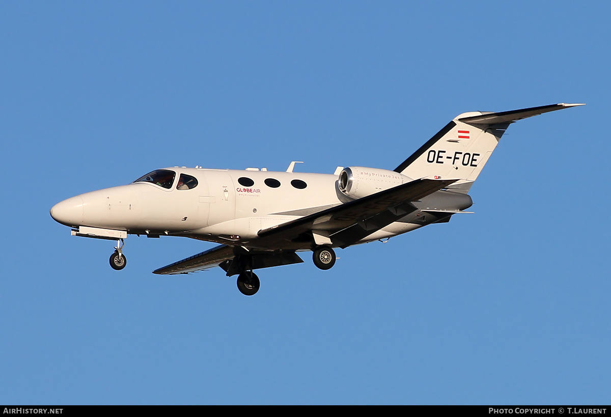 Aircraft Photo of OE-FOE | Cessna 510 Citation Mustang | GlobeAir | AirHistory.net #352278