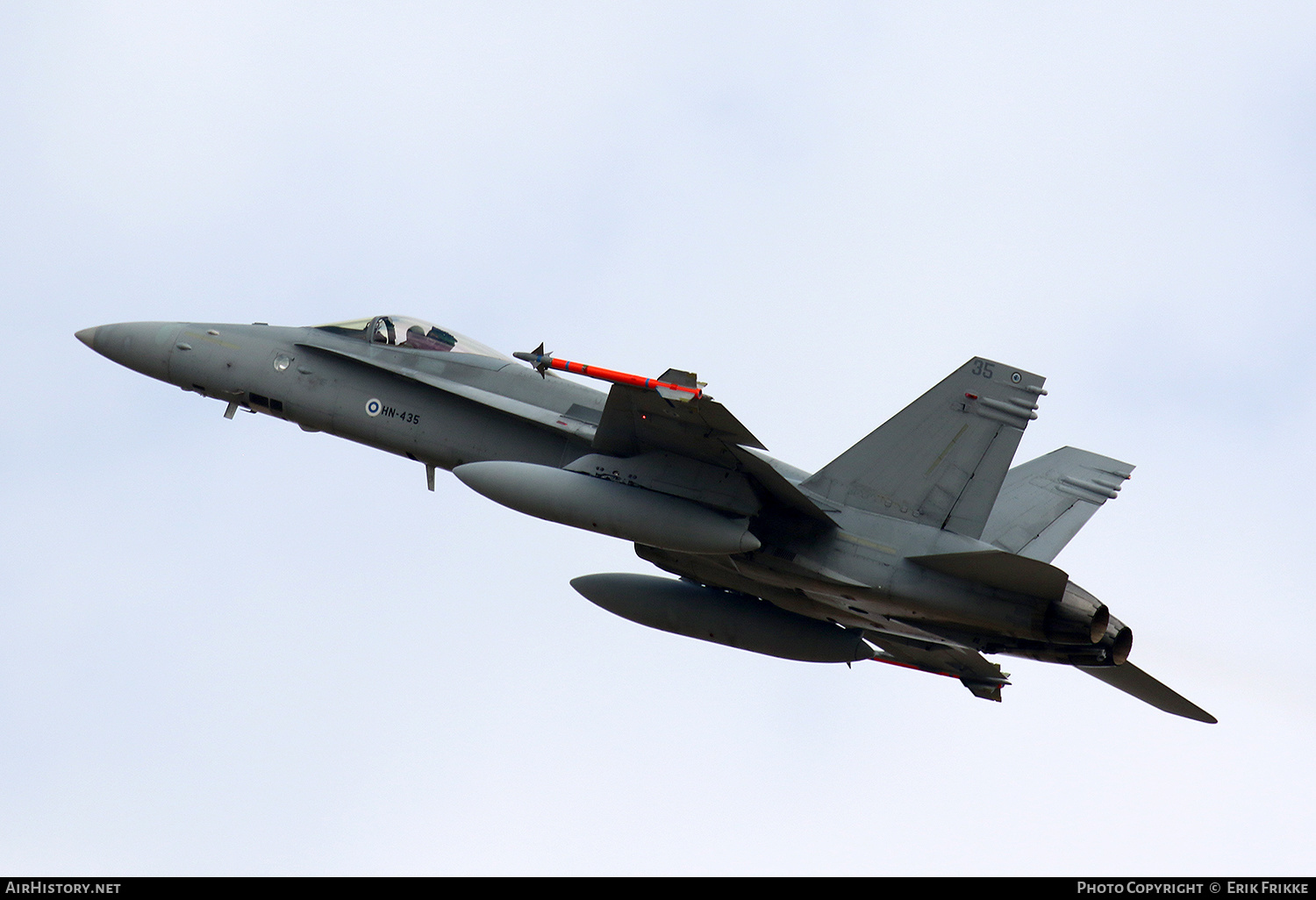 Aircraft Photo of HN-435 | McDonnell Douglas F/A-18C Hornet | Finland - Air Force | AirHistory.net #352298