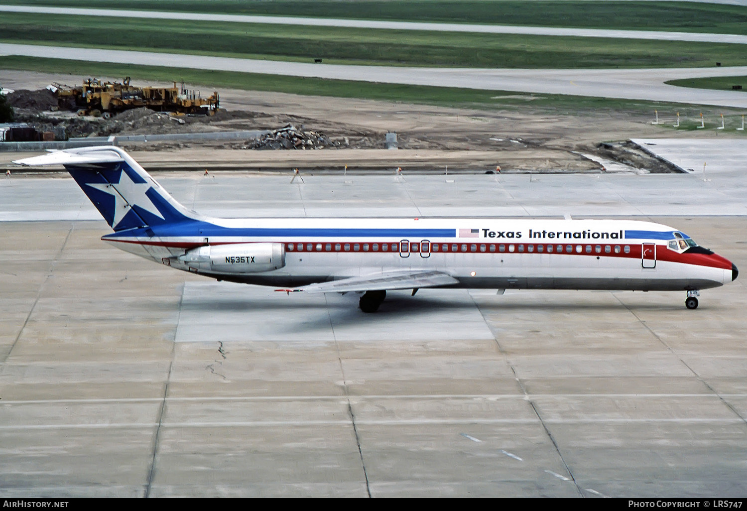 Aircraft Photo of N535TX | McDonnell Douglas DC-9-32 | Texas International Airlines | AirHistory.net #352299
