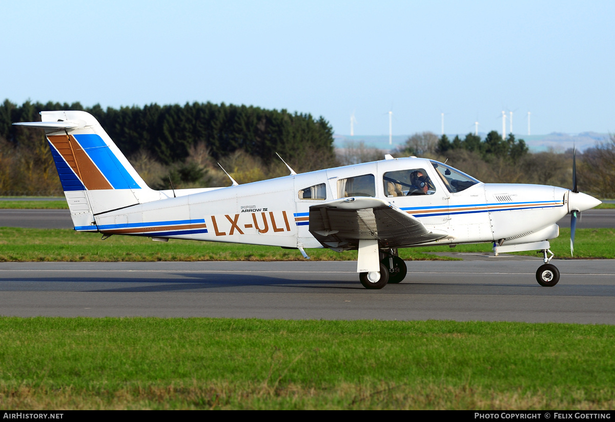 Aircraft Photo of LX-ULI | Piper PA-28RT-201T Turbo Arrow IV | AirHistory.net #352312