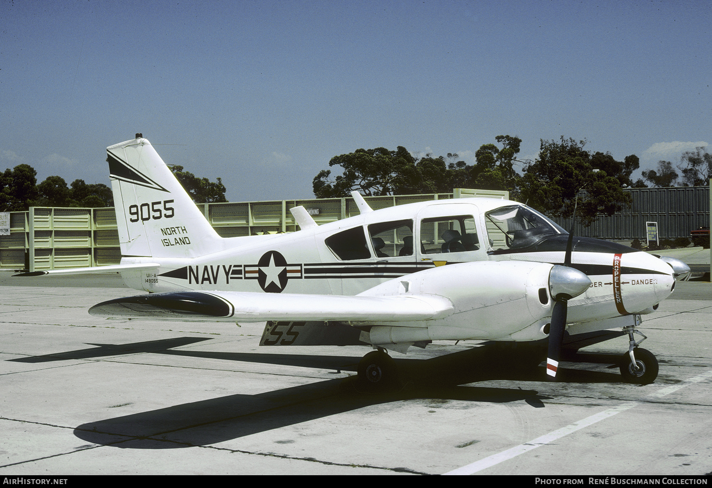 Aircraft Photo of 149055 / 9055 | Piper U-11A Aztec (UO-1/PA-23-250) | USA - Navy | AirHistory.net #352319