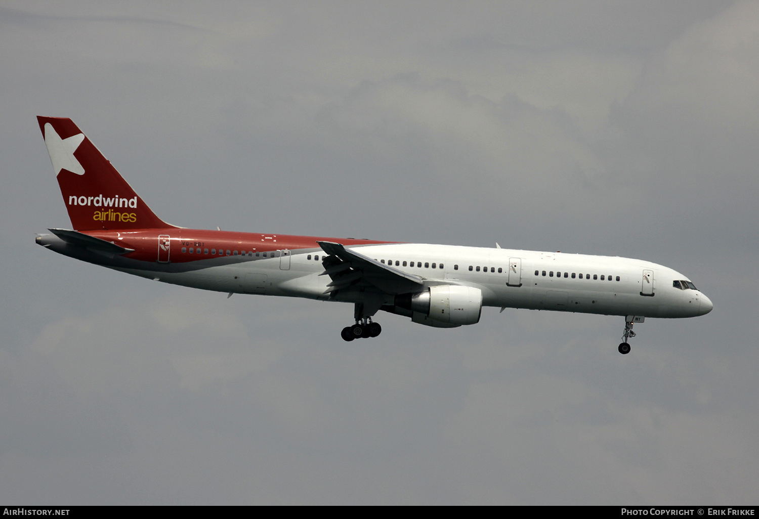 Aircraft Photo of VQ-BBT | Boeing 757-2Q8 | Nordwind Airlines | AirHistory.net #352350