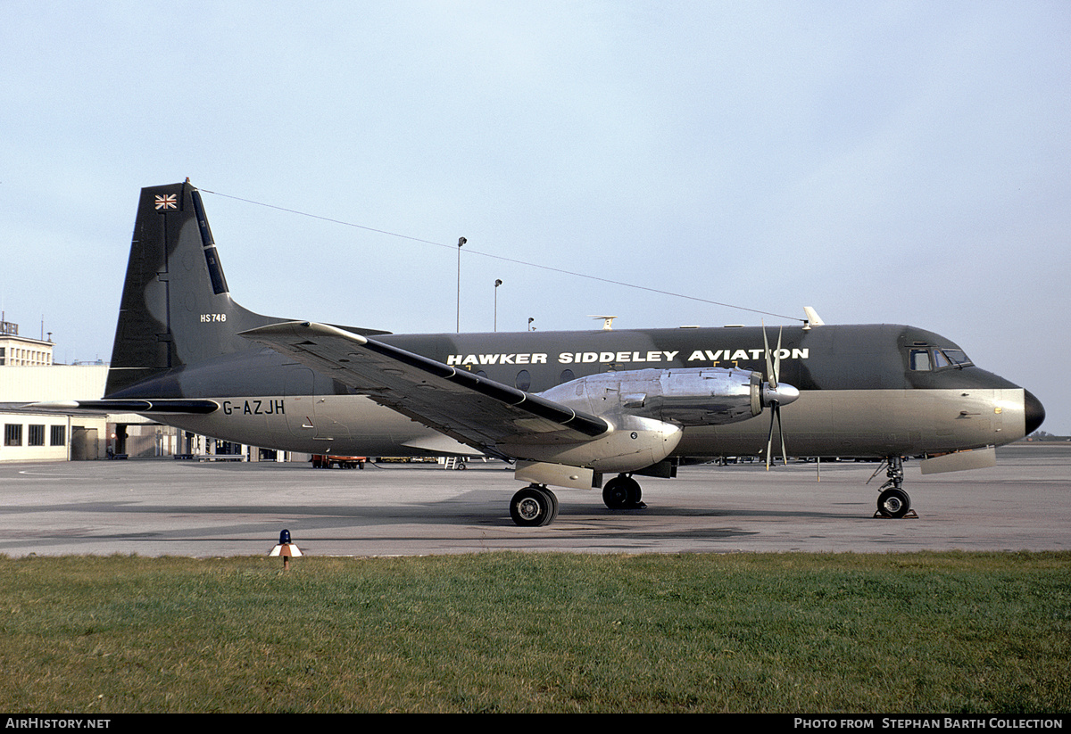 Aircraft Photo of G-AZJH | Hawker Siddeley HS-748 Srs2A/271LFD | Hawker Siddeley Aviation | AirHistory.net #352353