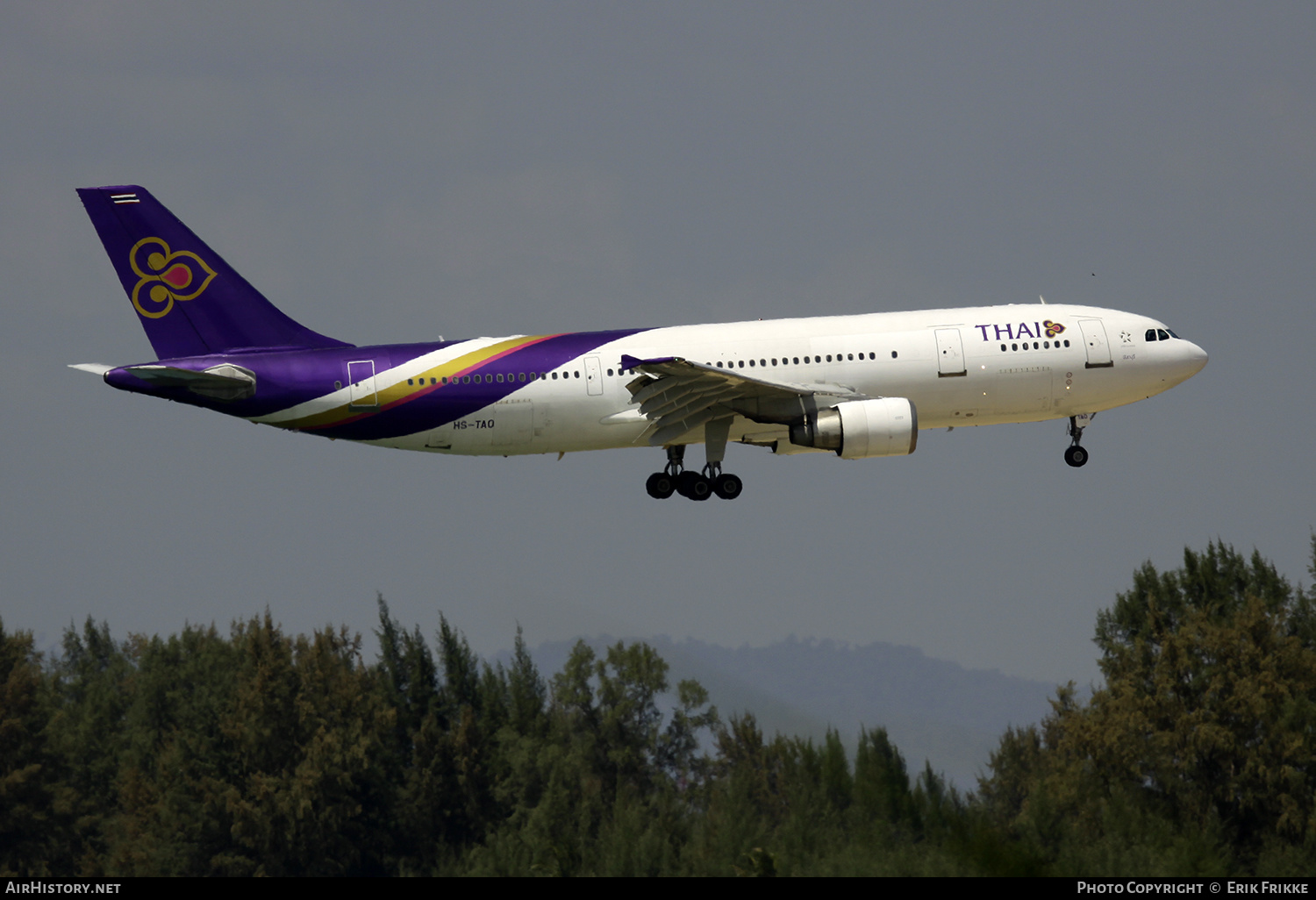 Aircraft Photo of HS-TAO | Airbus A300B4-622R | Thai Airways International | AirHistory.net #352363
