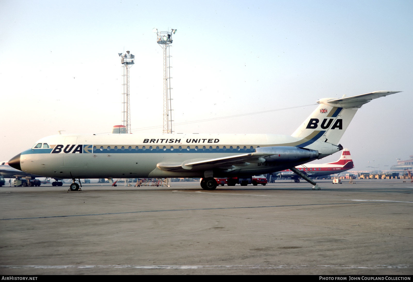 Aircraft Photo of G-ASJJ | BAC 111-201AC One-Eleven | British United Airways - BUA | AirHistory.net #352377