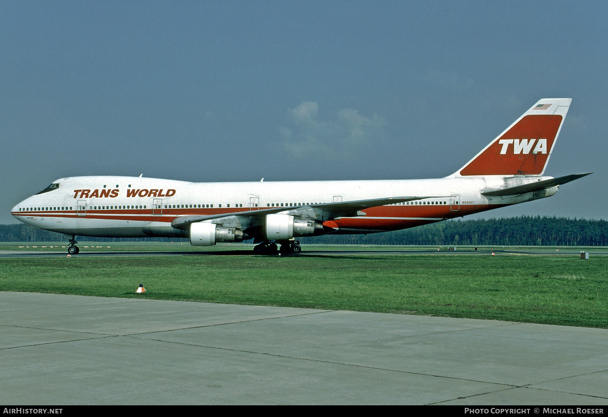 Aircraft Photo of N93107 | Boeing 747-131 | Trans World Airlines - TWA | AirHistory.net #352384