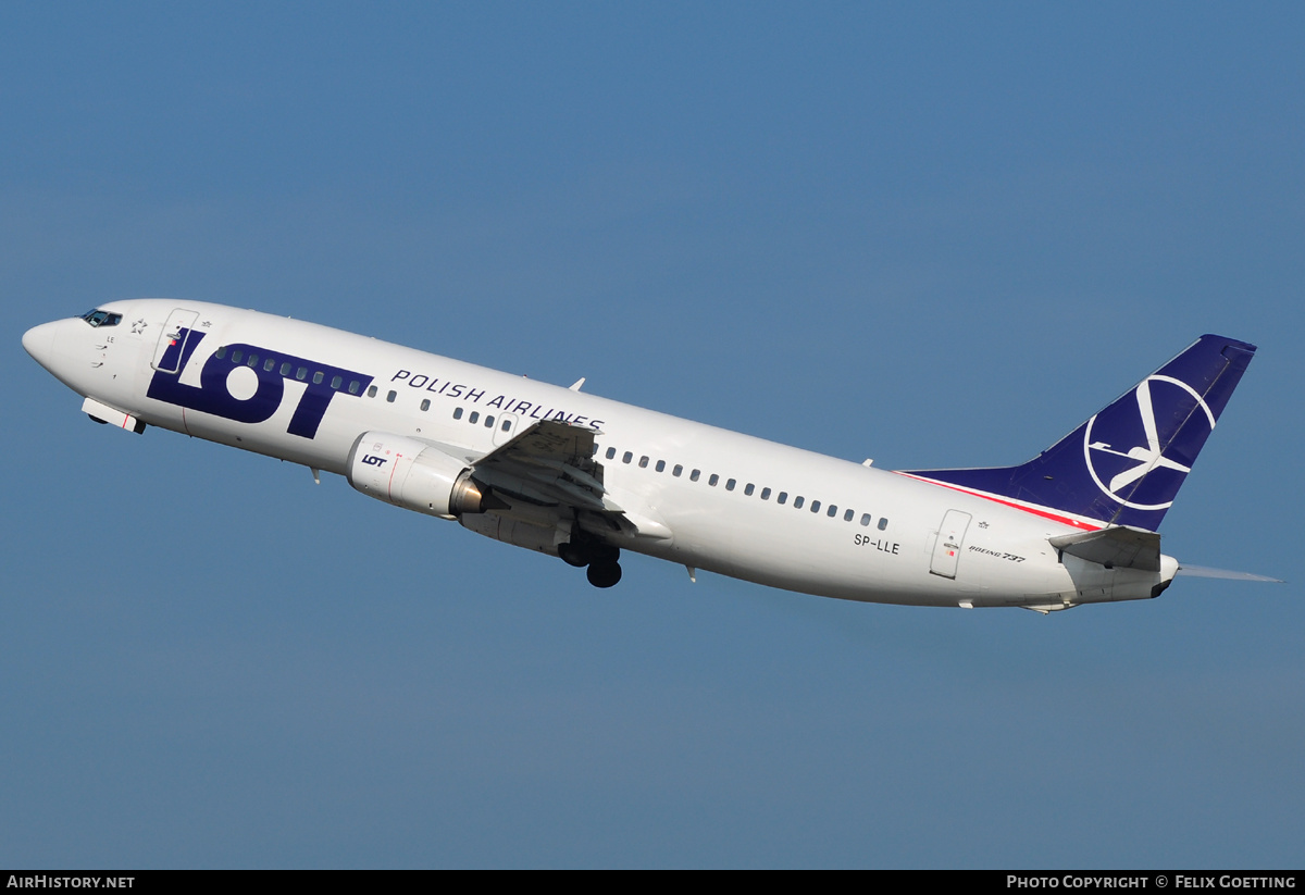 Aircraft Photo of SP-LLE | Boeing 737-45D | LOT Polish Airlines - Polskie Linie Lotnicze | AirHistory.net #352388