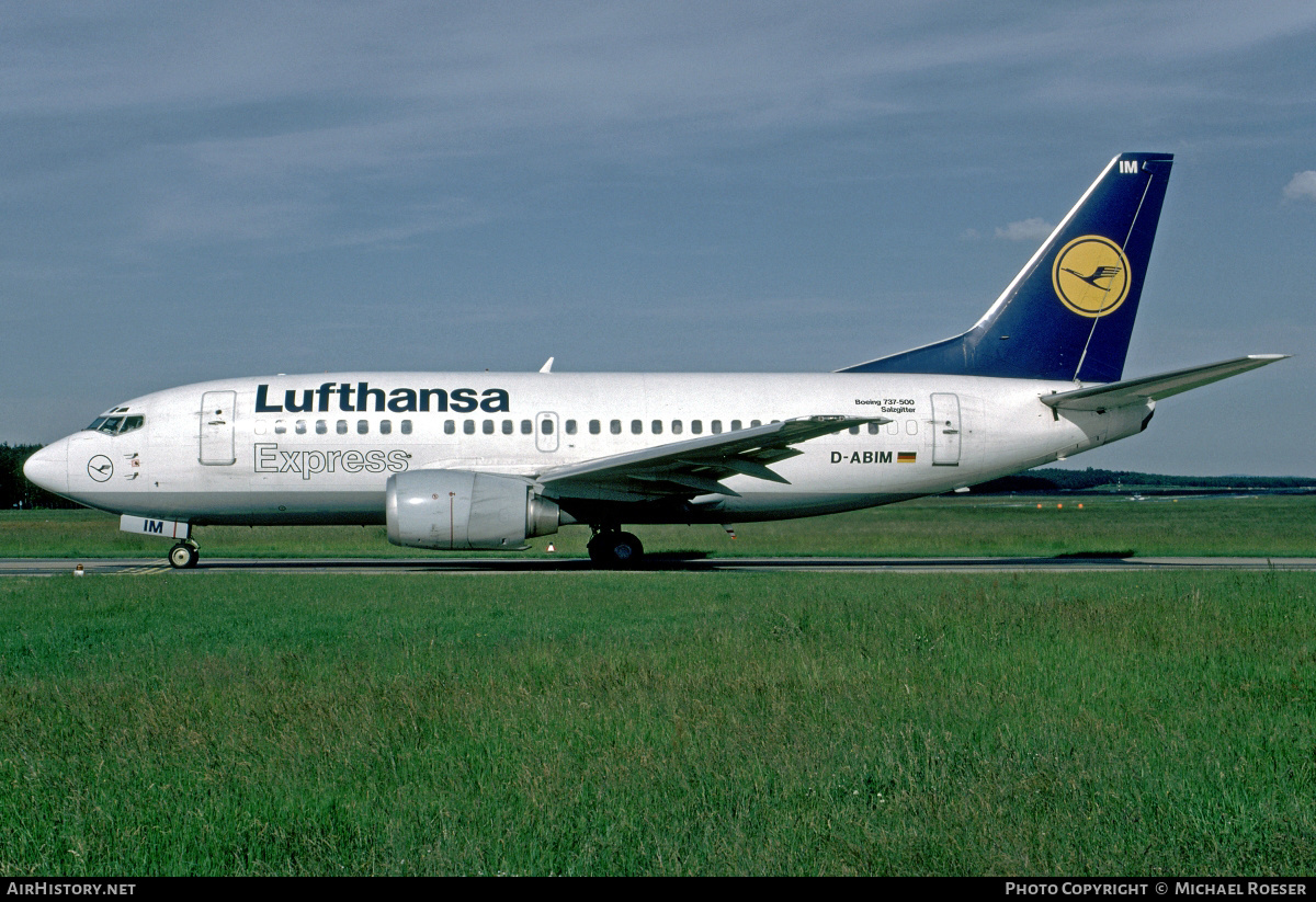 Aircraft Photo of D-ABIM | Boeing 737-530 | Lufthansa Express | AirHistory.net #352395