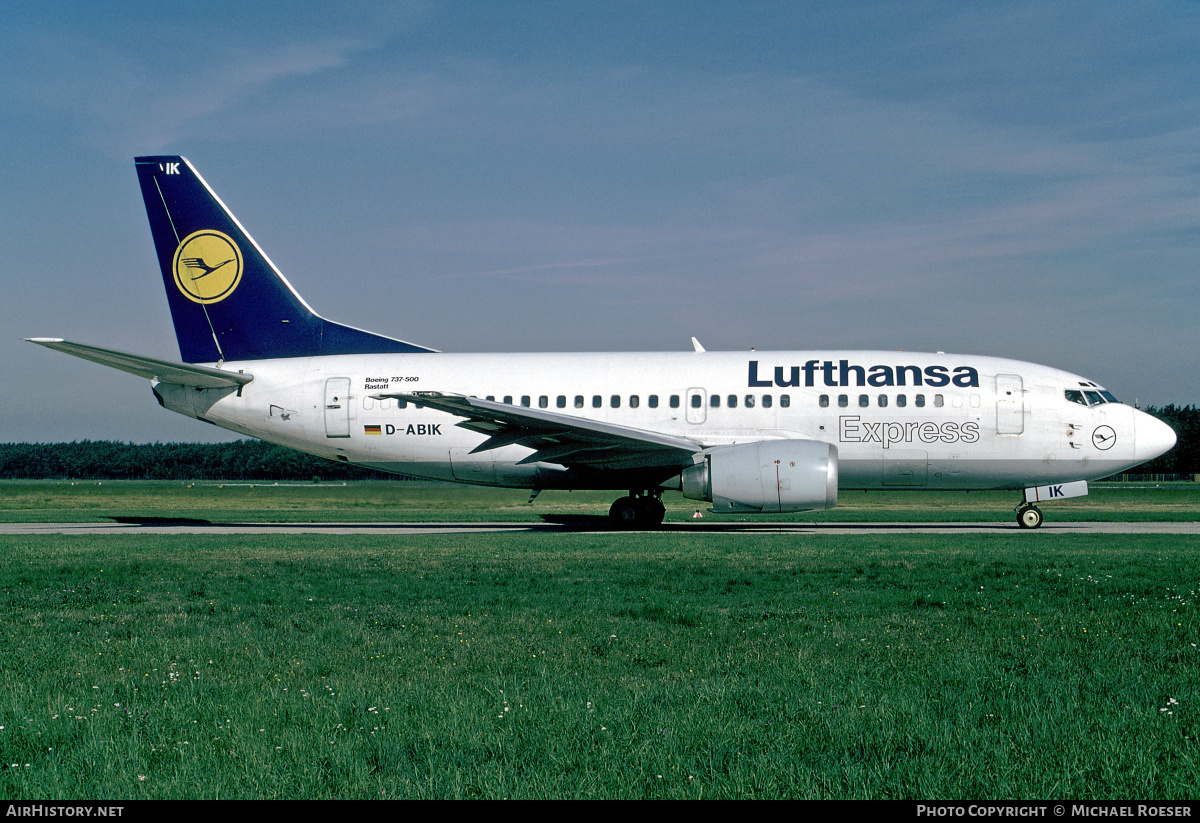 Aircraft Photo of D-ABIK | Boeing 737-530 | Lufthansa Express | AirHistory.net #352401