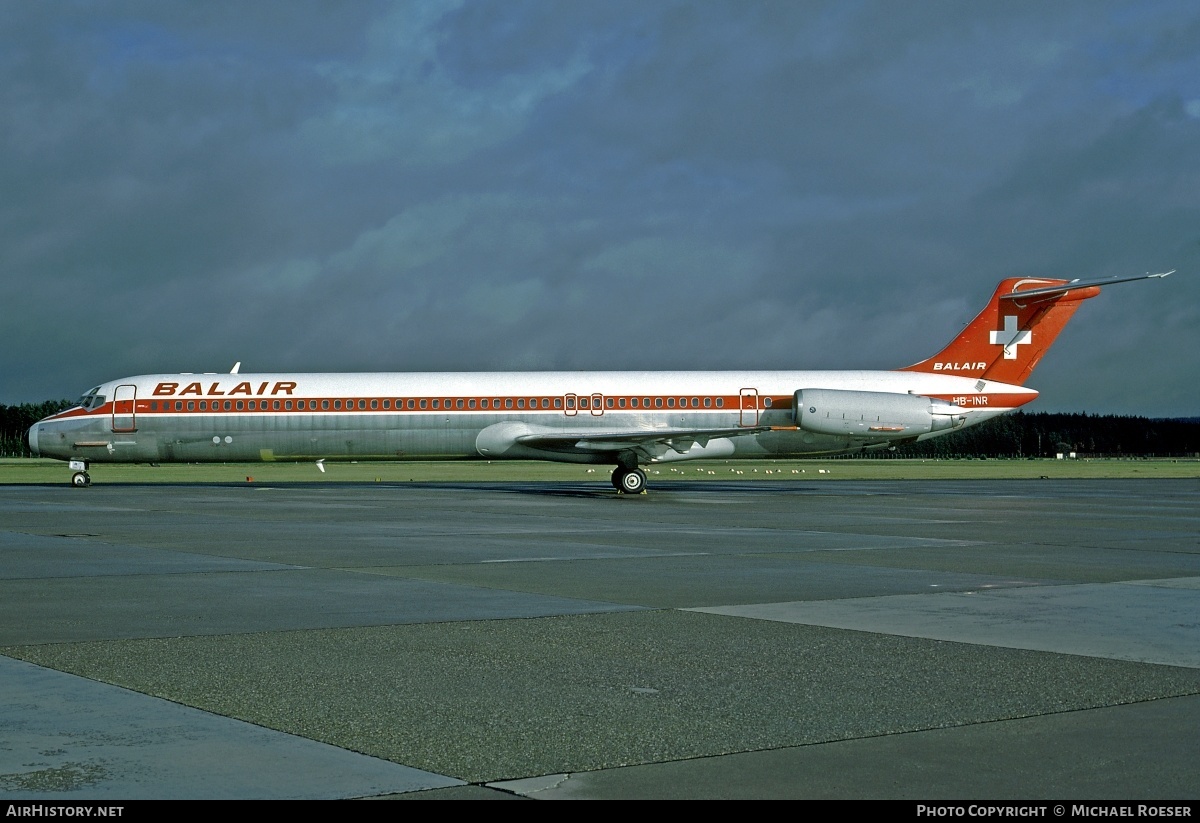 Aircraft Photo of HB-INR | McDonnell Douglas MD-82 (DC-9-82) | Balair | AirHistory.net #352414