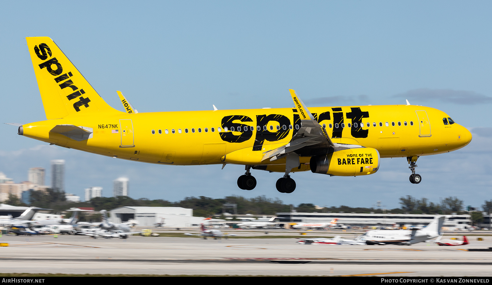 Aircraft Photo of N647NK | Airbus A320-232 | Spirit Airlines | AirHistory.net #352415