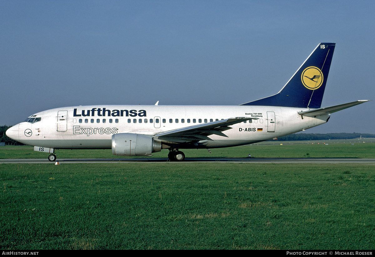 Aircraft Photo of D-ABIS | Boeing 737-530 | Lufthansa Express | AirHistory.net #352416