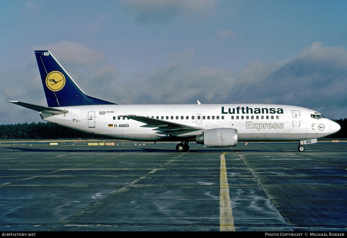 Aircraft Photo of D-ABXD | Boeing 737-330 | Lufthansa Express | AirHistory.net #352421