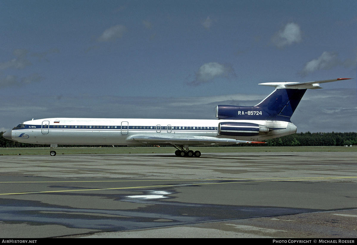 Aircraft Photo of RA-85724 | Tupolev Tu-154M | Chelyabinsk Avia | AirHistory.net #352423