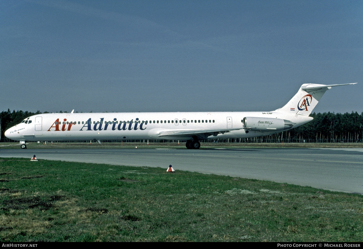 Aircraft Photo of 9A-CBF | McDonnell Douglas MD-82 (DC-9-82) | Air Adriatic | AirHistory.net #352427