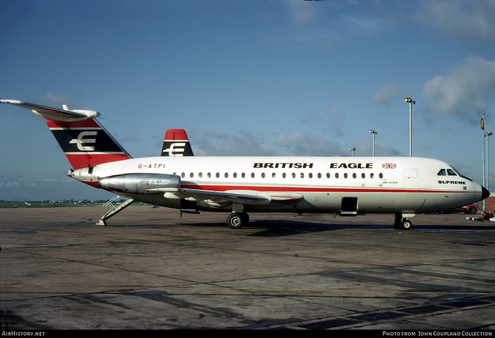 Aircraft Photo of G-ATPI | BAC 111-304AX One-Eleven | British Eagle International Airlines | AirHistory.net #352431