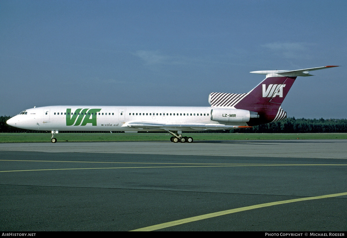 Aircraft Photo of LZ-MIR | Tupolev Tu-154M | VIA - Air VIA Bulgarian Airways | AirHistory.net #352432